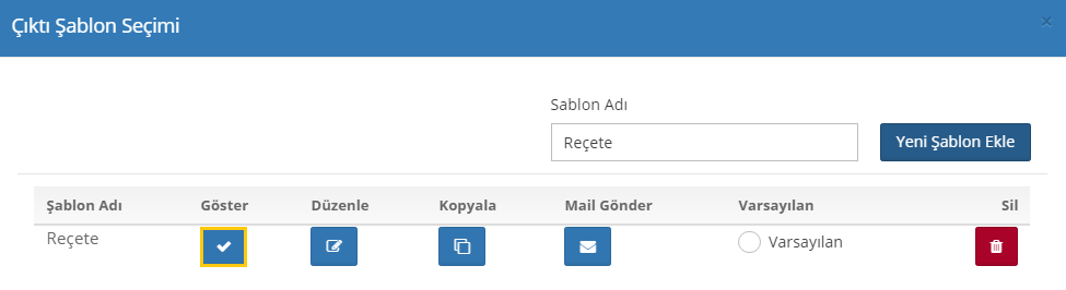 Hasta Takip Reçete Girişi Nasıl Yapılır